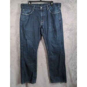 Levi's 559 Relaxed Straight Fit Jeans Mens 36x32 Blue Dark Wash Classic Relaxed
